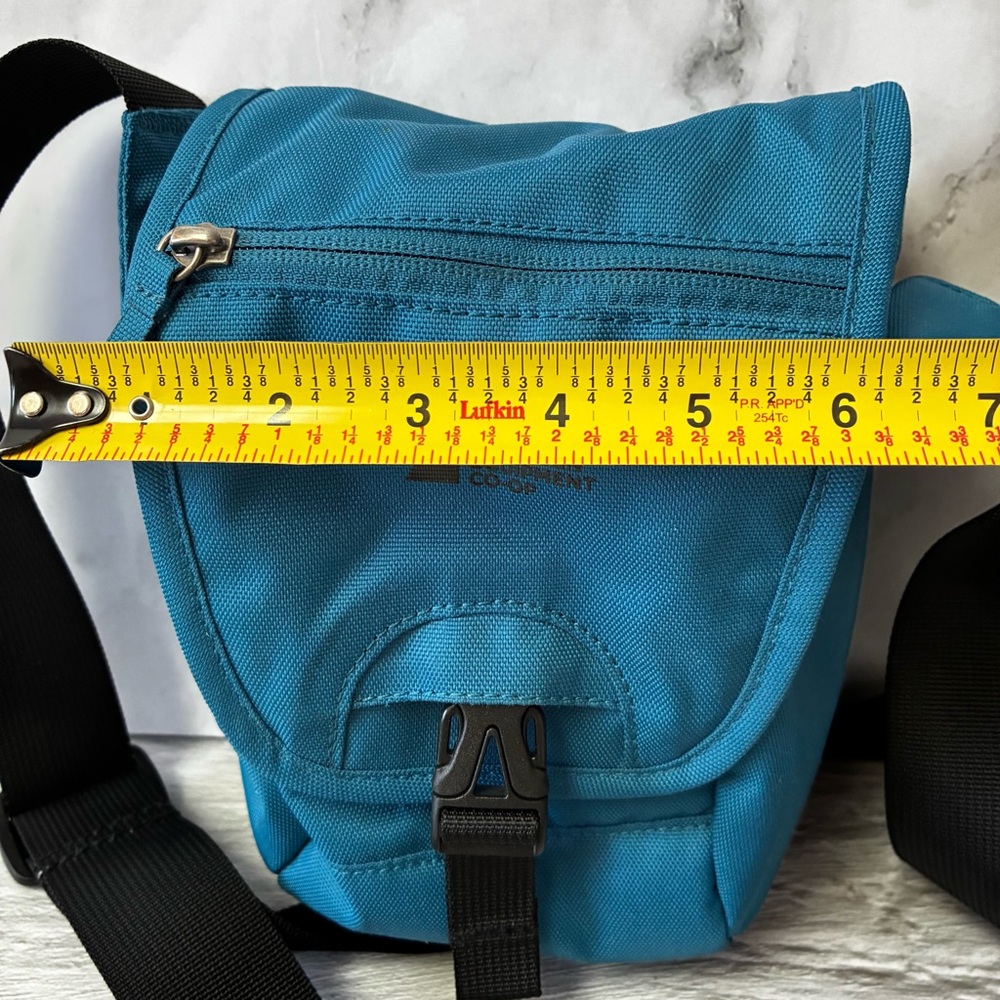 MEC Mountain Equipment Blue Crossbody Shoulder Travel Commuter Organizer Bag - Picture 11 of 12
